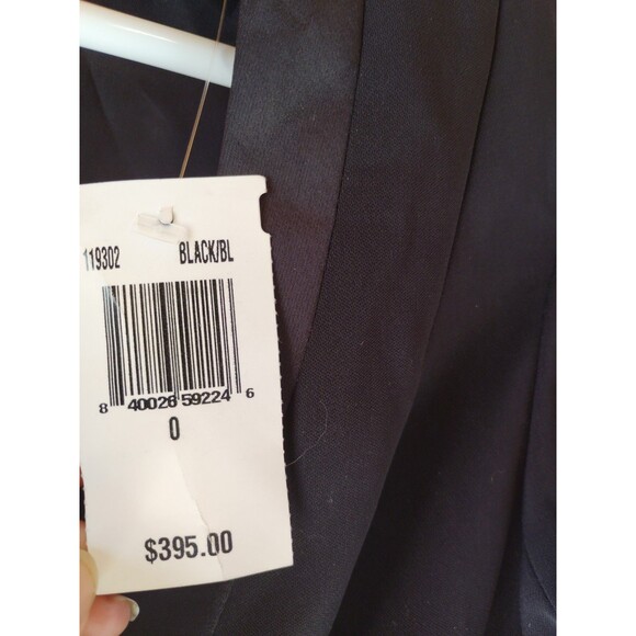 Jay Godfrey Women's Black Mini Tuxedo Dress SZ 0 Winter Whimsy Glam Holiday Chic - Picture 7 of 14